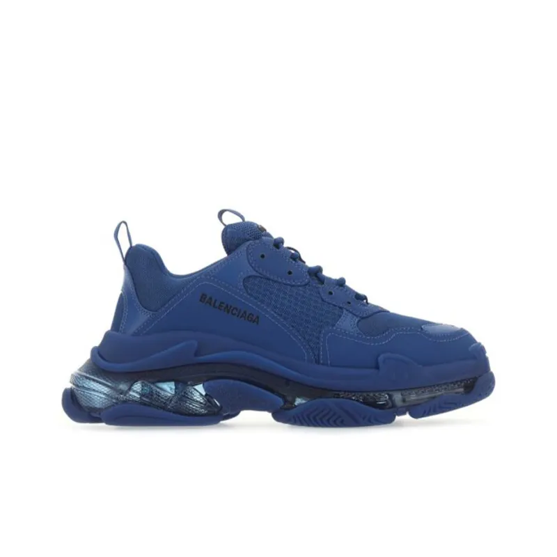 Balenciaga Triple S Sneaker 'Clear Sole Deep Blue'-1