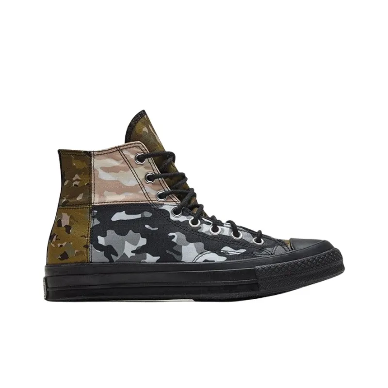 Converse Chuck Taylor All Star 70 Hi Patchwork Blocked Camo Black-1