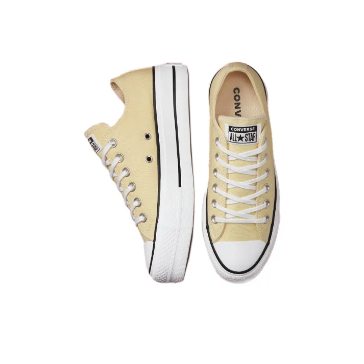 Converse Women's Chuck Taylor All Star Lift Platform Low 'Seasonal Color Lemon Drop' Women's-3