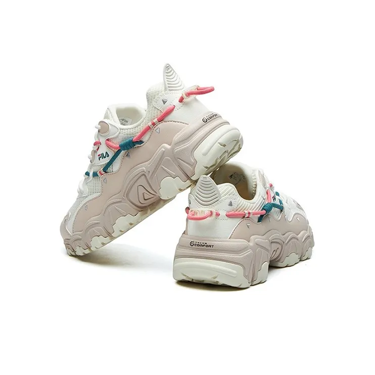 FILA Cat Claw 2.0 Cushioning Anti-Slip Wear-Resistant Breathability Low-Top Chunky Sneakers Women's Off-White-4