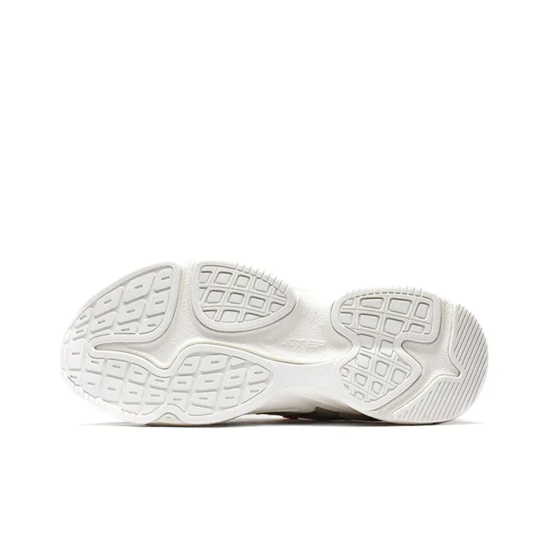 XTEP Chunky Sneakers Women's Low Top White/Blue-3