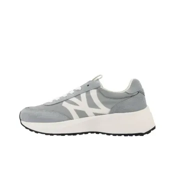 MLB Chunky Jogger New York Yankees Anti Slip Wear Resistant Low Top Chunky Sneakers Unisex Gray