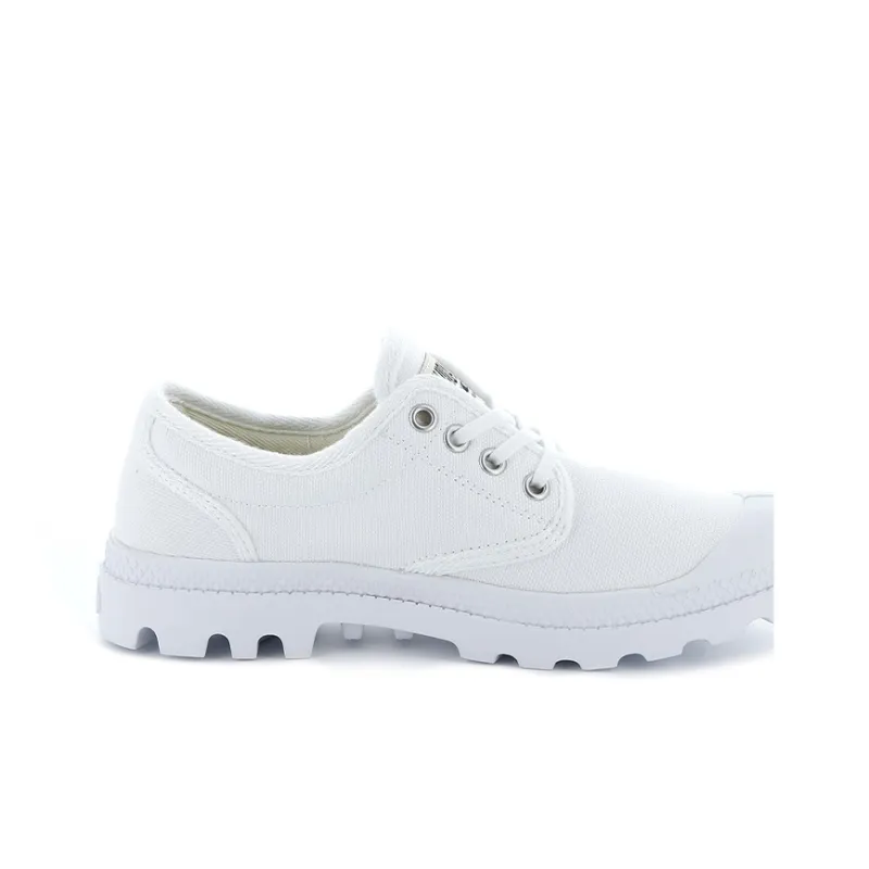 Palladium Pampa Ox Originale Slip Resistant, Abrasion Resistant, Breathable Low Top Canvas Shoes Unisex White-1