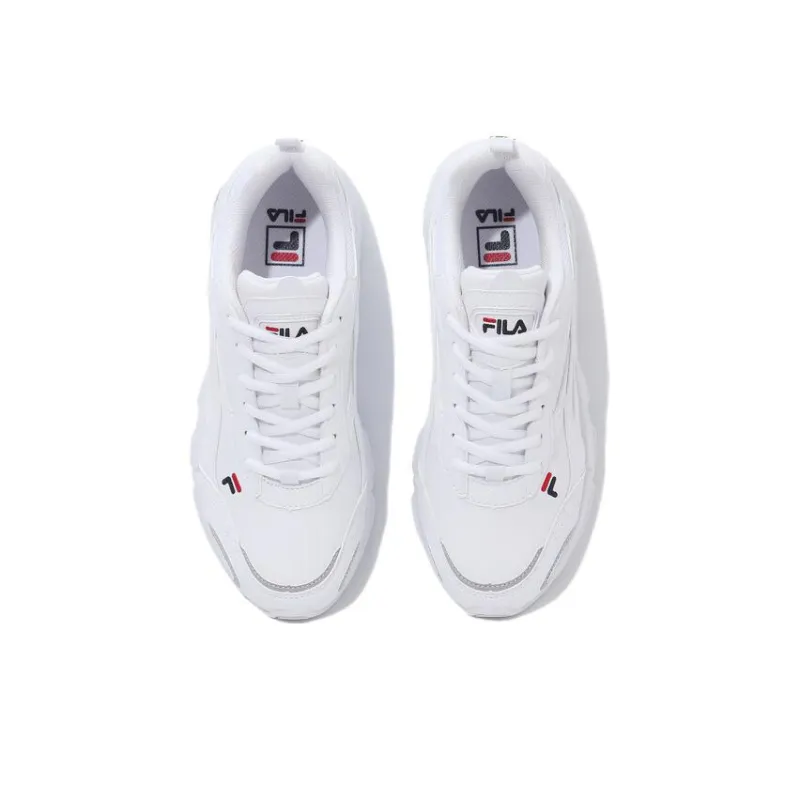 FILA Taurus V3 Shock Absorbers With Slip Resistant And Abrasion Resistant Properties Low Top Casual Shoes Unisex White-3