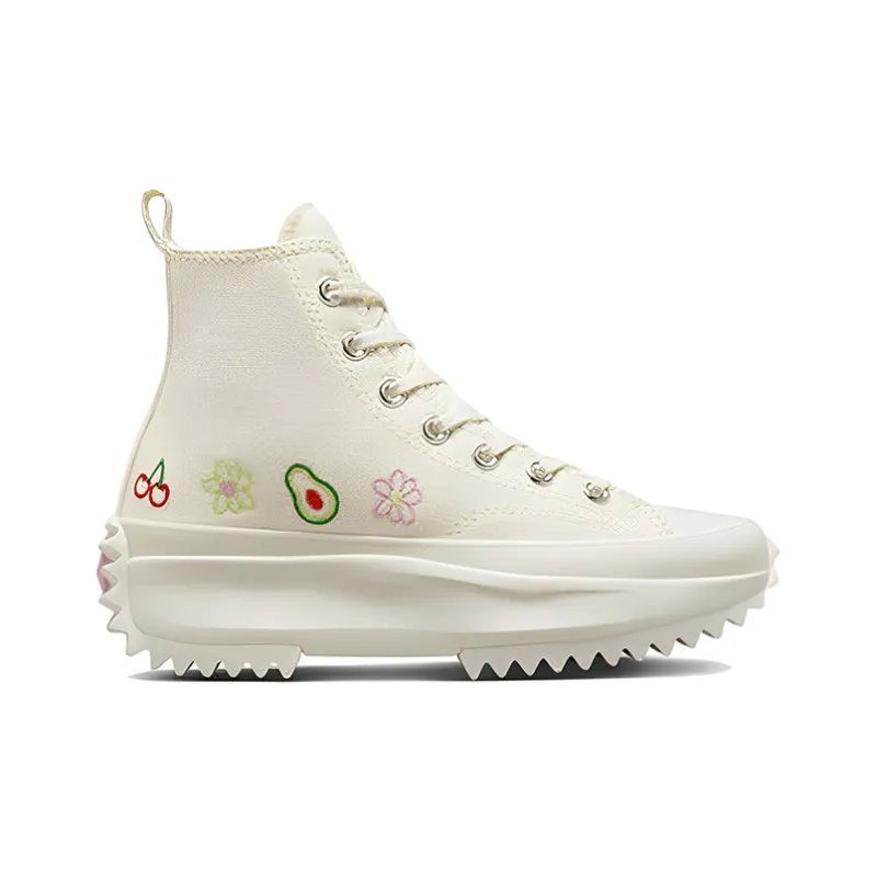Converse Run Star Hike Platform High 'Embroidered Fruits & Florals'-1