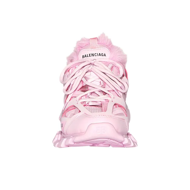 Balenciaga Track Fake Fur Pink Women's-2