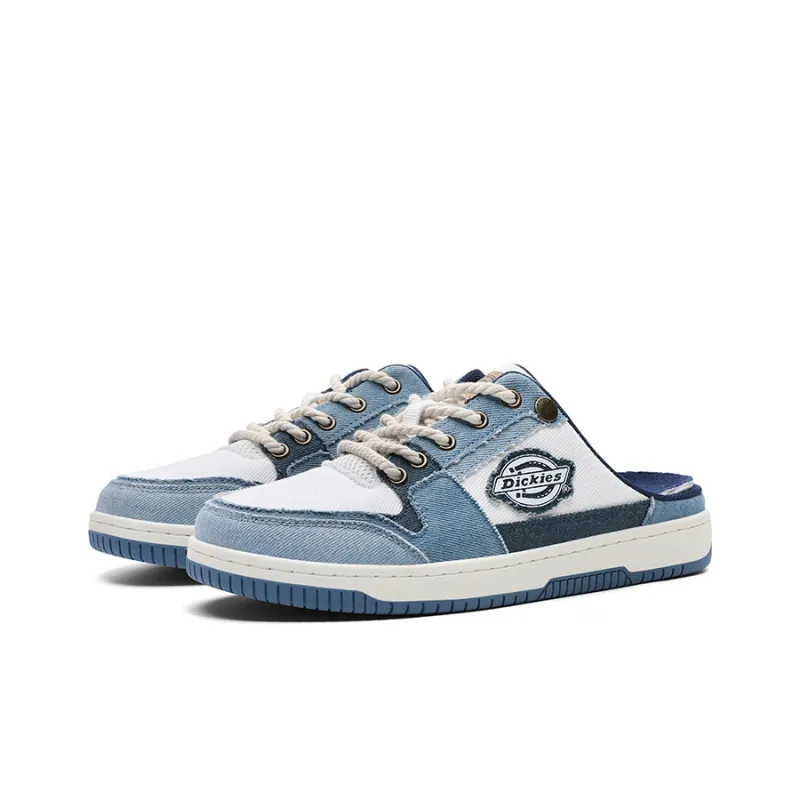 Dickies Low Top Canvas Shoes Men's Light Blue-3