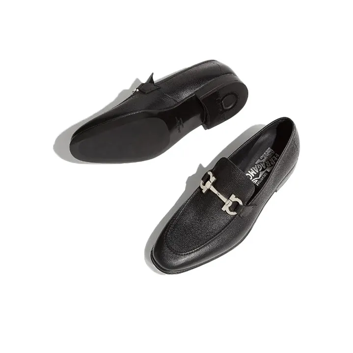 FERRAGAMO GANCINI Loafers Men's Black-3