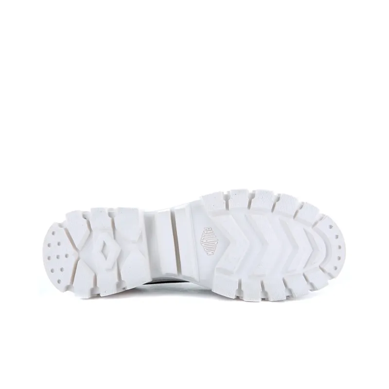 Palladium Revolt Lo T Anti-Slip And Wear-Resistant Height Increasing Low-Top Canvas Shoes Women's Black White-4