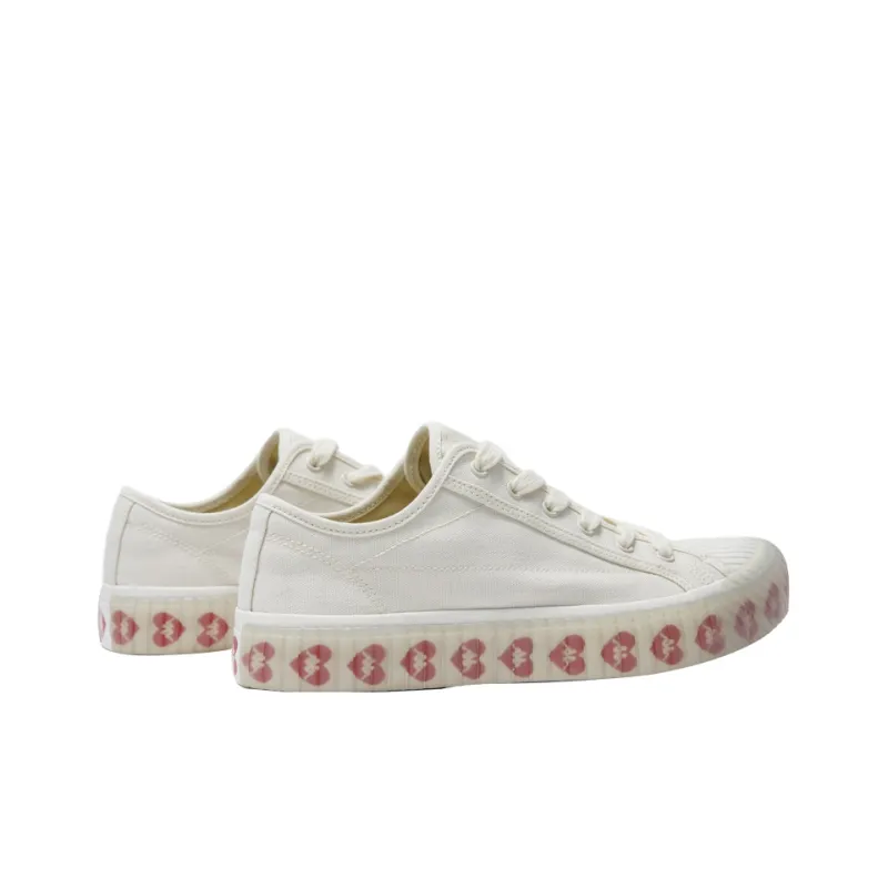 Kappa Low Top Canvas Shoes Unisex White-2