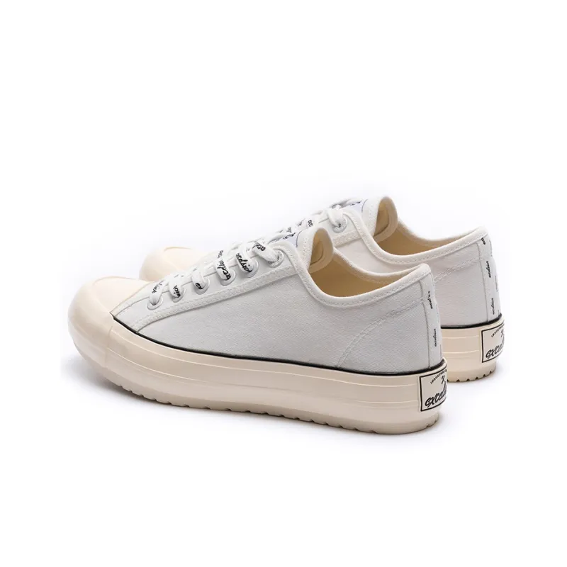 Excelsior Canvas Shoes Women's Low Top Classic White-2