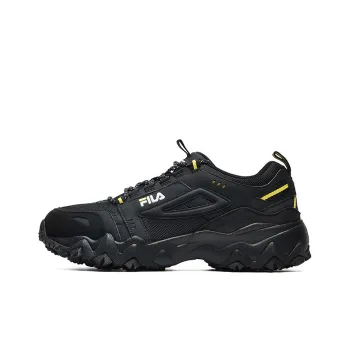 FILA Oakmont Low Top Clunky Sneaker Black/Yellow