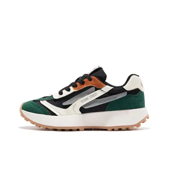 Feiyue Durable Breathable Low-Top Chunky Sneakers Women's Black Jasper