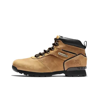 Timberland Splitrock Nubuck Mid Hiker Ankle-Length Outdoor Boots Earth Yellow