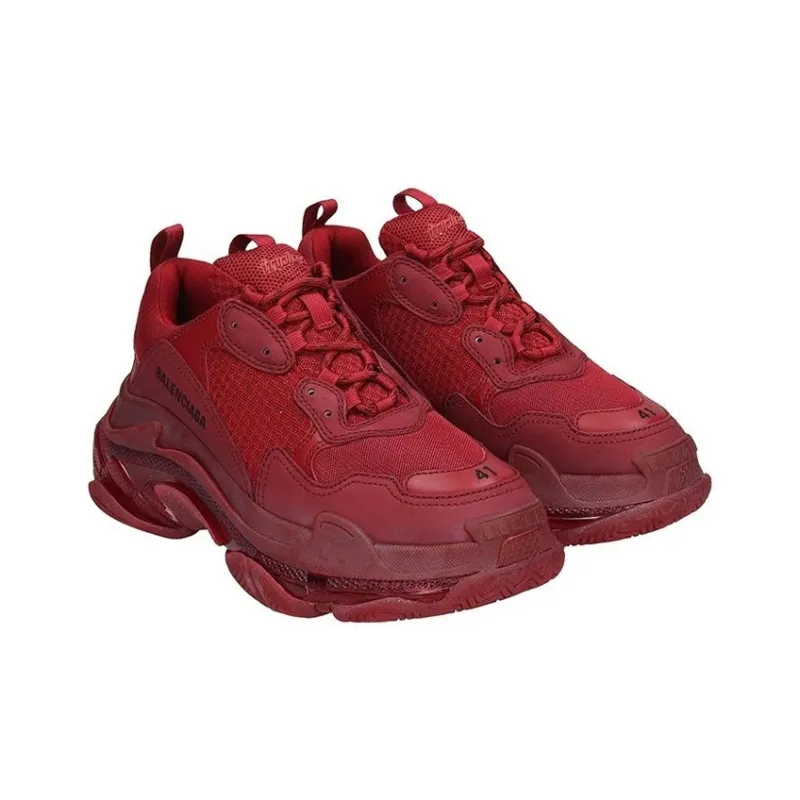 Balenciaga Triple S Sneaker 'Burgundy'-2