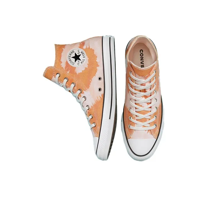 Chuck Taylor All Star Converse High 'Summer Wave Washed Amber Ochre' Women's-4