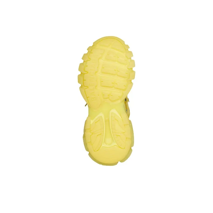 Balenciaga Track Shock Absorbers With Slip Resistant Features Low Top Chunky Sneakers Women's Yellow-3