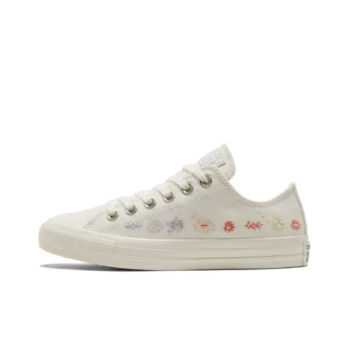 Converse Women's Chuck Taylor All Star Low 'Embroidered Floral - Egret'