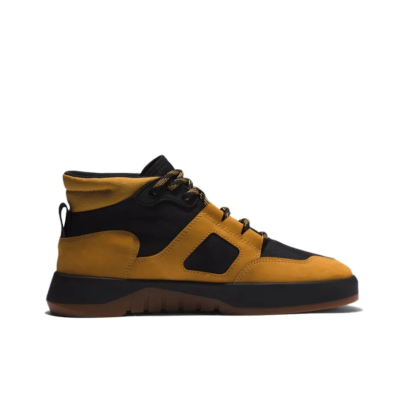 Timberland Suway Chukka Ankle-Length Outdoor Boots Black Yellow-1