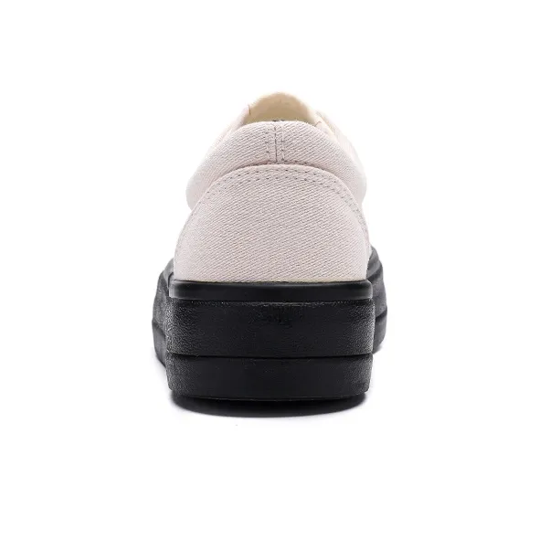 Feiyue Wear-resistant Non-slip And Breathable Low-Top Canvas Shoes Women's Black-3