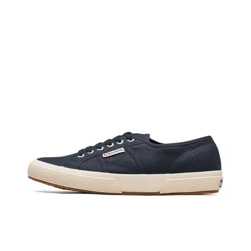 SUPERGA Canvas Shoes Unisex Low-Top Navy Blue