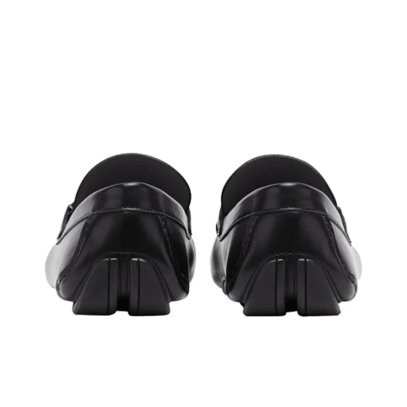 Ferragamo Black Peter Loafers Men's-4
