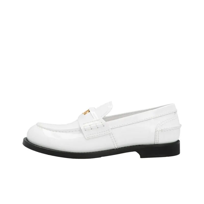 MIU MIU Penny Casual Single Shoes Women's White-0