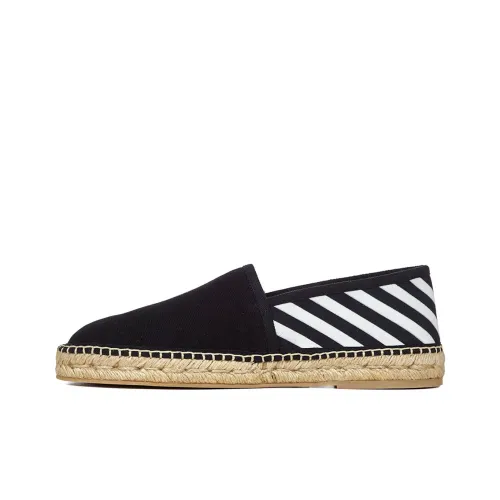 OFF-WHITE Canvas Shoes Men Low-Top Black/White