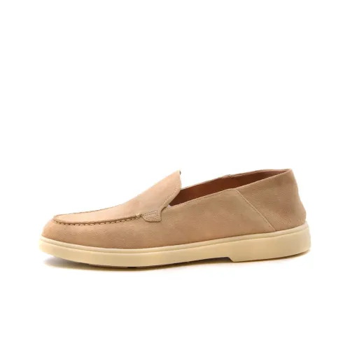 Santoni Round-toe Suede Loafers