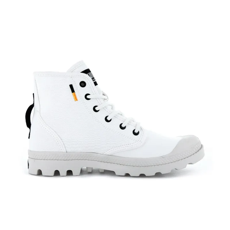 Palladium Pampa Hi Htg Supply Anti-Slip Wear-Resistant High-Top Canvas Shoes Unisex White-1