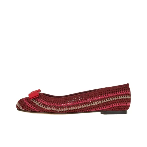 Ferragamo Varina Women's Casual Shoes Women's Low-Top Red