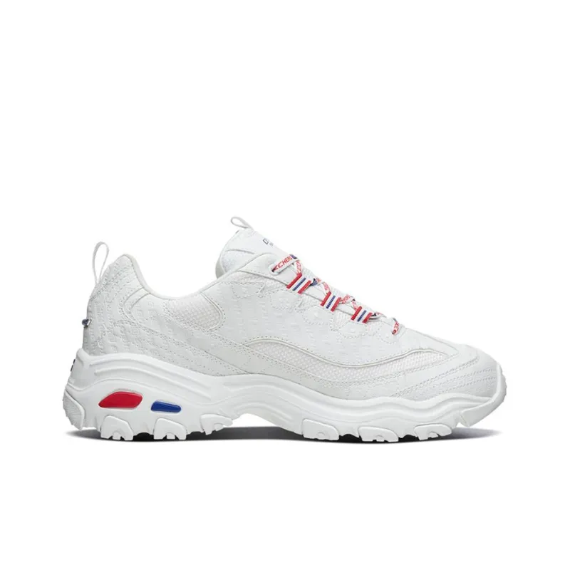 Skechers Snickers X Skechers D'Lites 1.0 Low top Clunky Shoes White-1