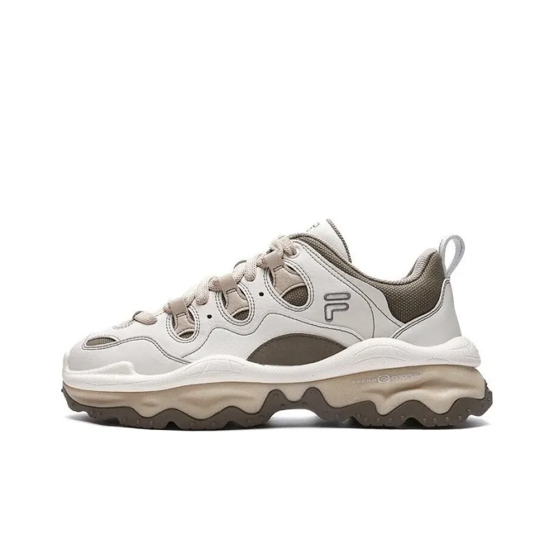 FILA FUSION QD96 Athletic Shoes 'White Brown'-0