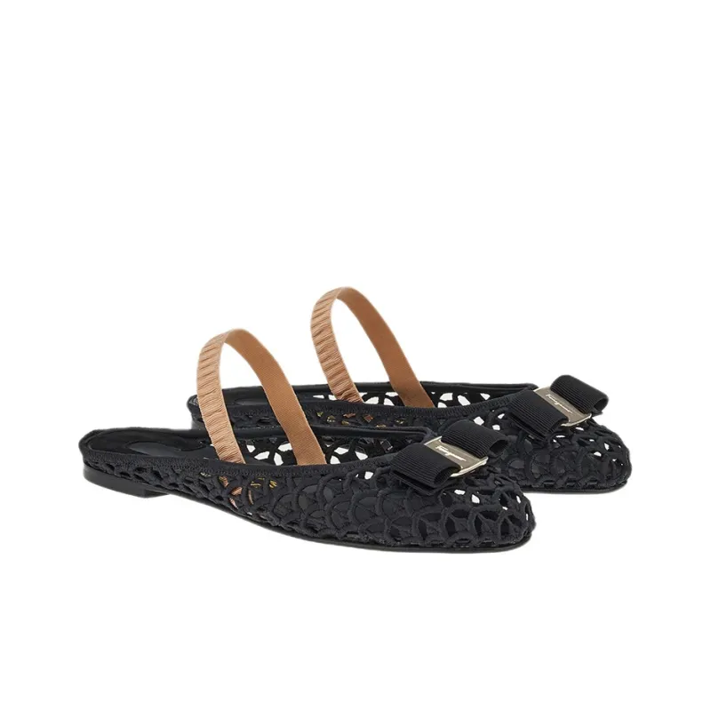 FERRAGAMO Varina Women's Casual Shoes Women's Black-1