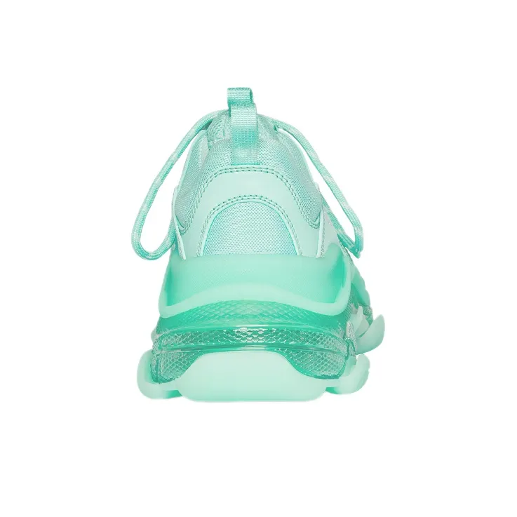 Balenciaga Triple S Clear Sole Green Women's-4