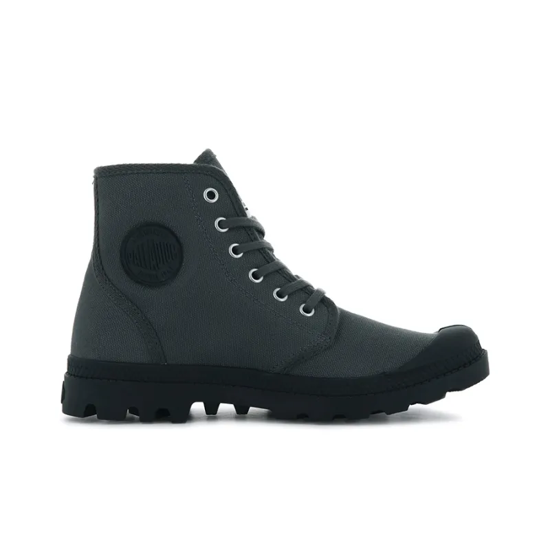 Palladium Pampa Hi Originale Anti-Slip Wear-Resistant High-Top Canvas Shoes Unisex Black-1