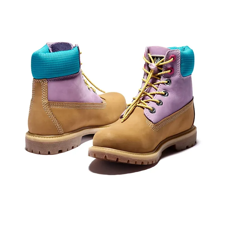 Timberland PREMIUM Abrasion Resistant Short Outdoor Boots Women's Blue Purple-3