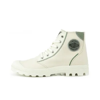 Palladium Anti Slip And Wear Resistant Breathable High Top Canvas Shoes Unisex White