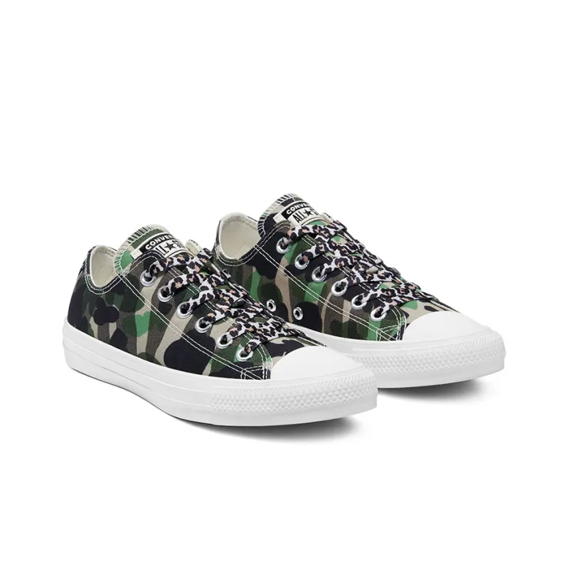 Converse Chuck Taylor All Star Low Top Camo Green Women's-2