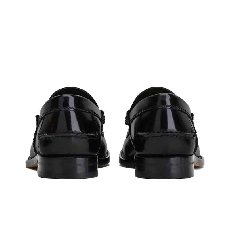 TOD'S Chain Detailed Logo Engraved Loafers-3