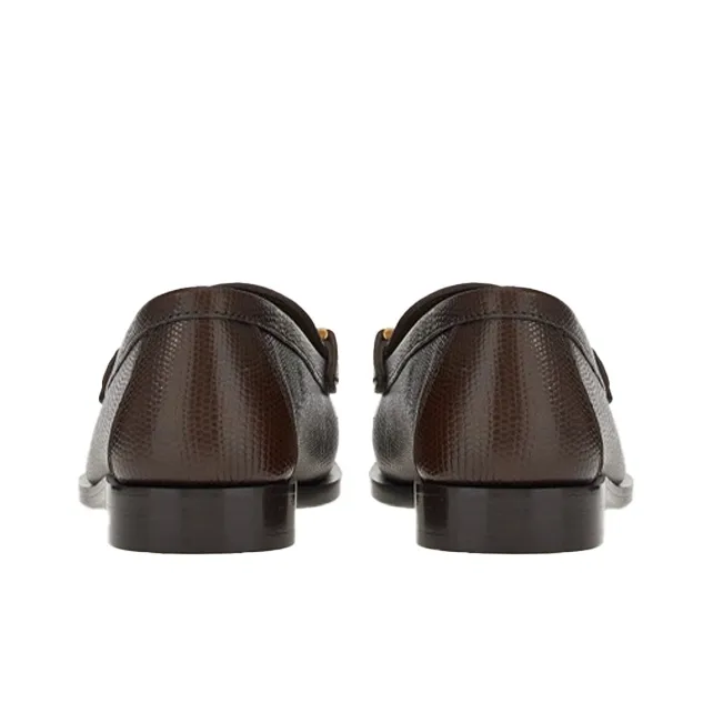 FERRAGAMO GANCINI Women's Casual Shoes Women's Brown Green-4