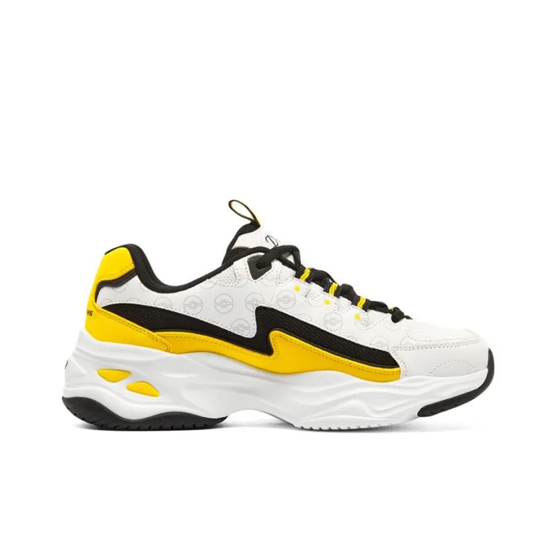 Skechers D'Lites 4.0 'White Yellow' Women's-1