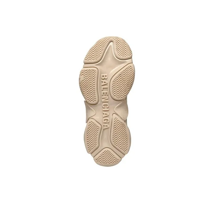 Balenciaga Women's Triple S 'Logotype - Beige'-5
