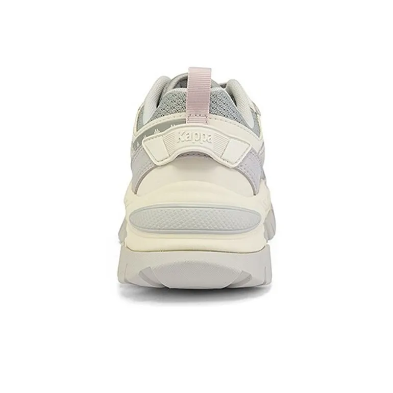 Kappa Shock Absorbers With Slip Resistant And Abrasion Resistant Properties Low Top Chunky Sneakers Unisex Crystal Gray-3