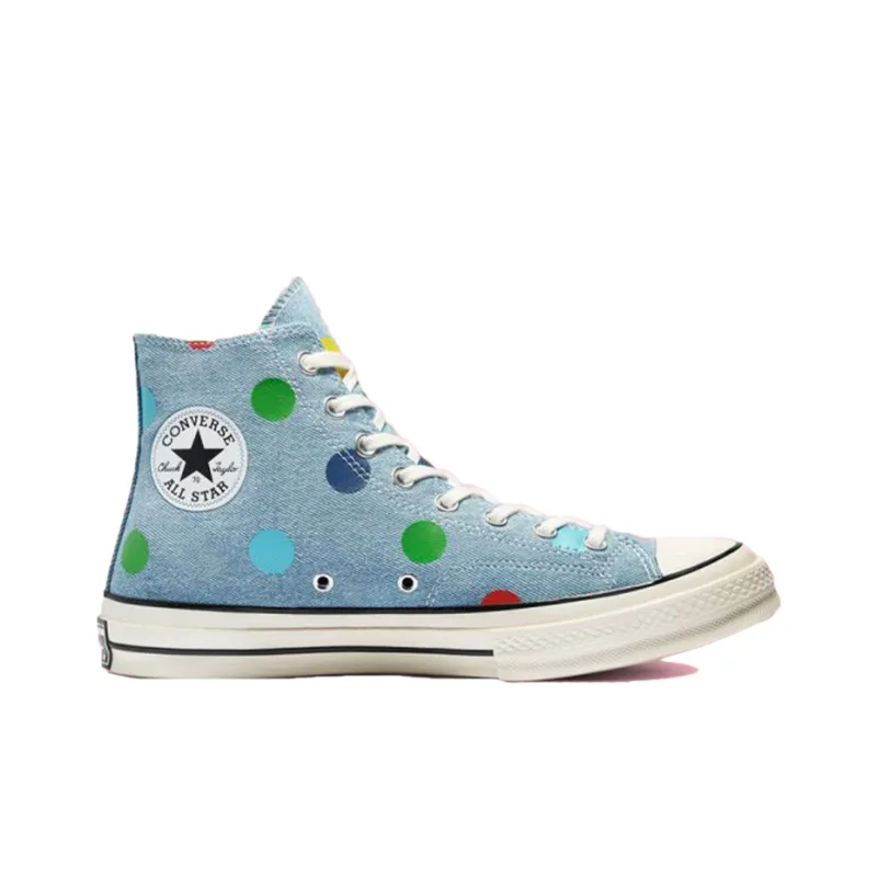 Converse Chuck Taylor All Star 70 Hi Golf Wang Denim Polka Dots-1