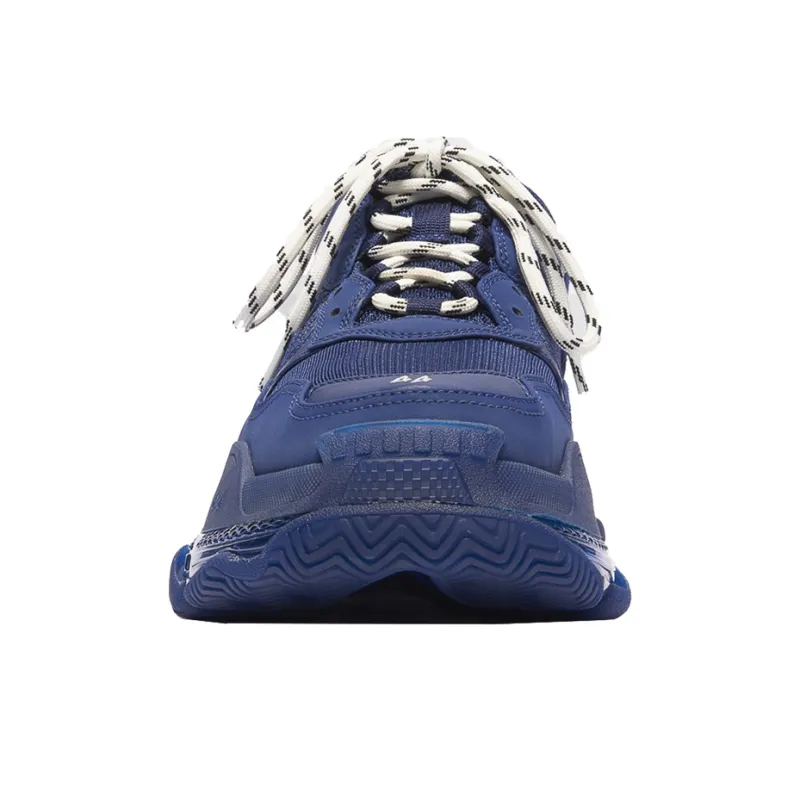 Balenciaga Triple S Clear Sole Navy-1