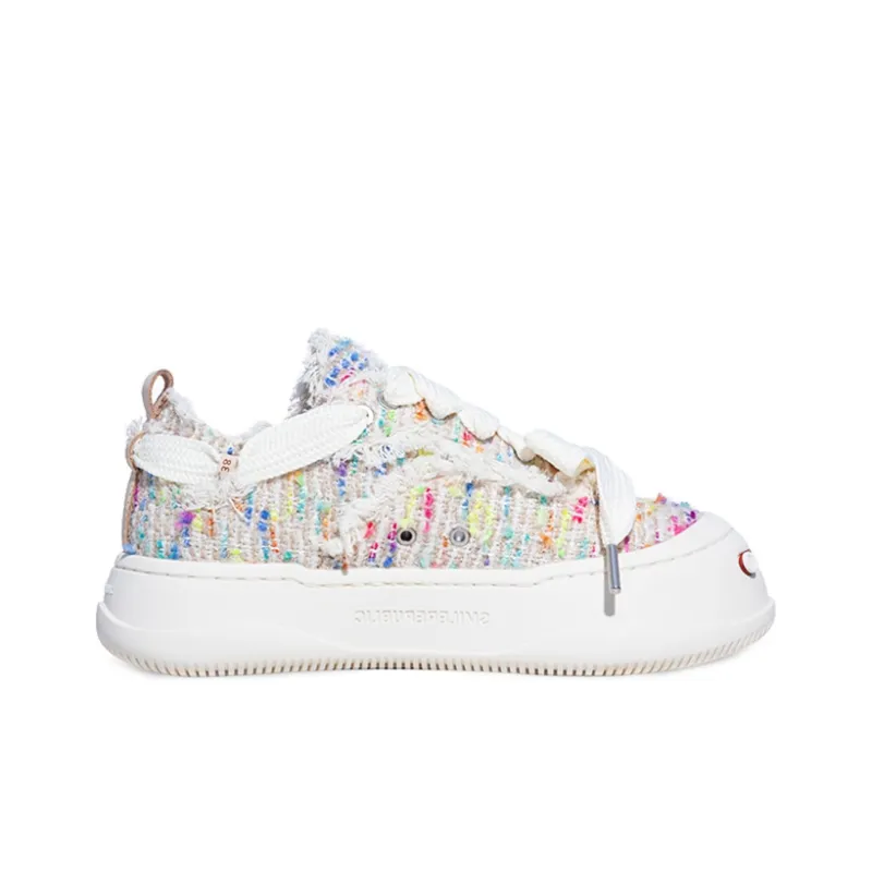 SMILEREPUBLIC Low Top Canvas Shoes Women's Pink-1