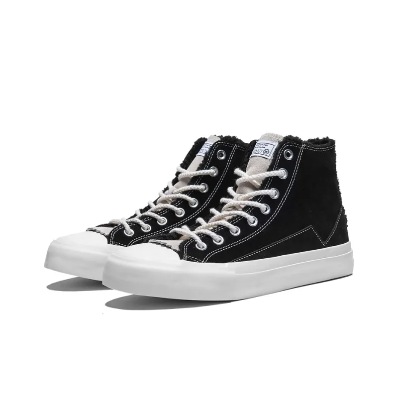 MATNUT Artery Hi Thermal High Top Canvas Shoes Unisex Black-2