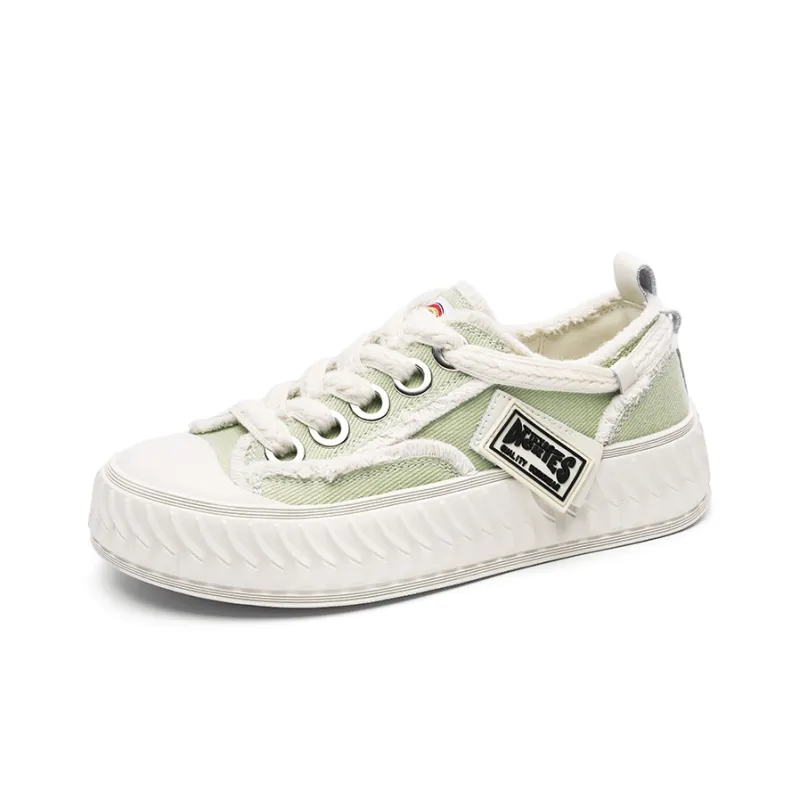Dickies Low Top Canvas Shoes Women's Avocado Green-1