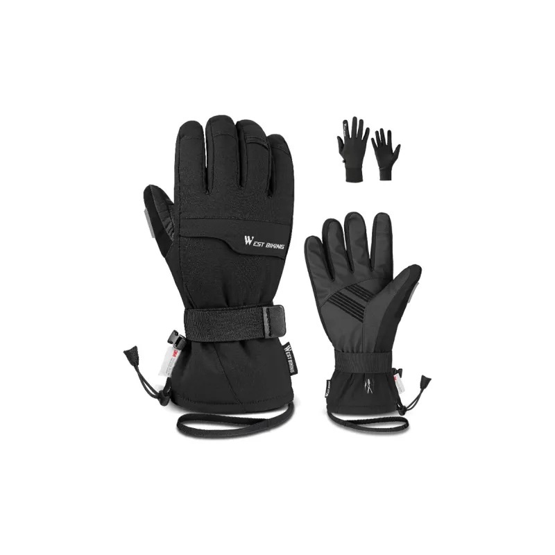 WEST BIKING Riding Equipment Cycling Glove Outdoor Unisex Snow Beauty Cotton M/L/XL/XXL-0